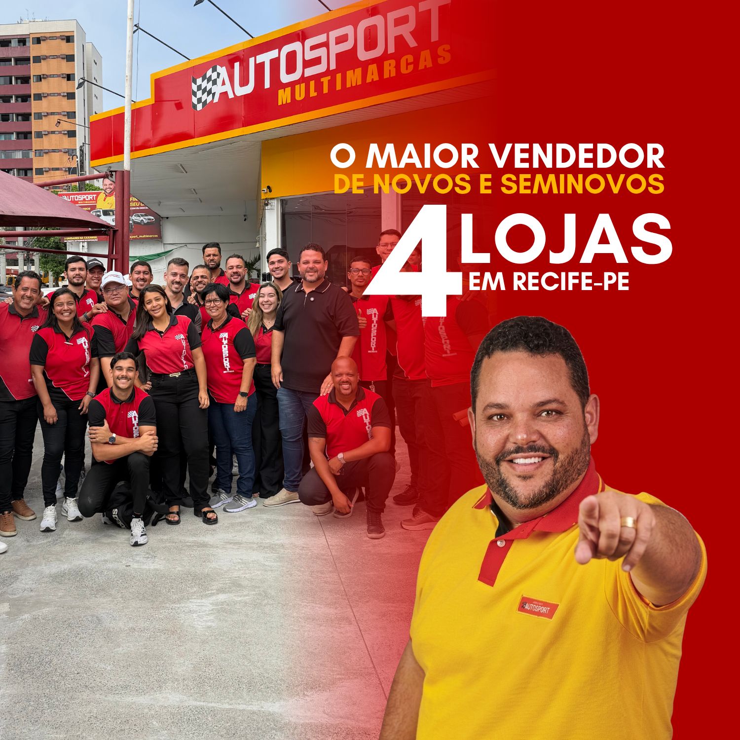 4 lojas